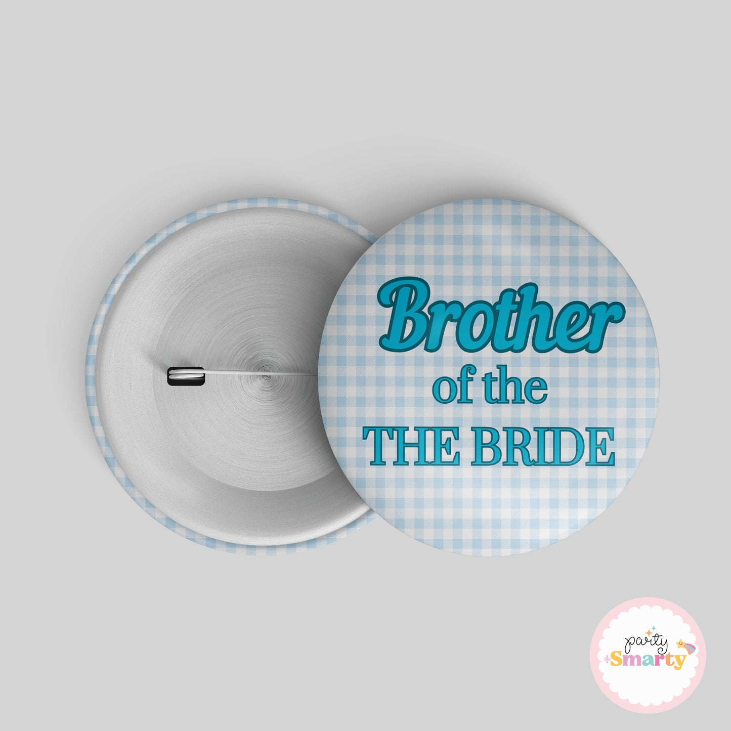 Brother of the Bride Button Badge