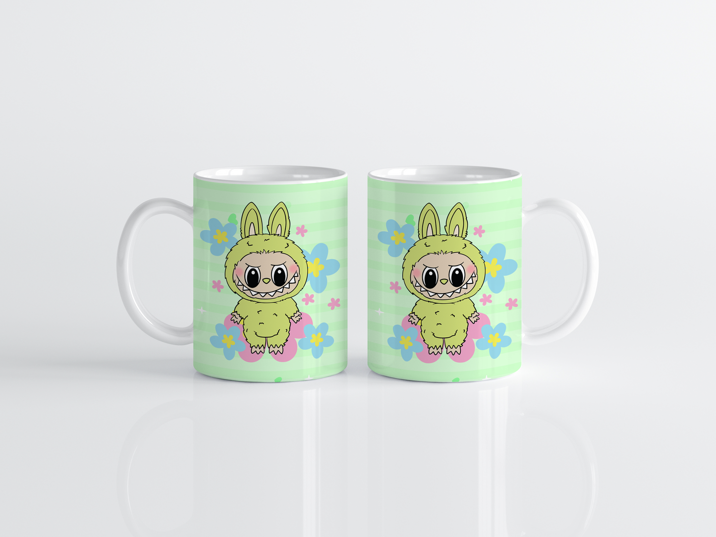 Labubu Green Mug