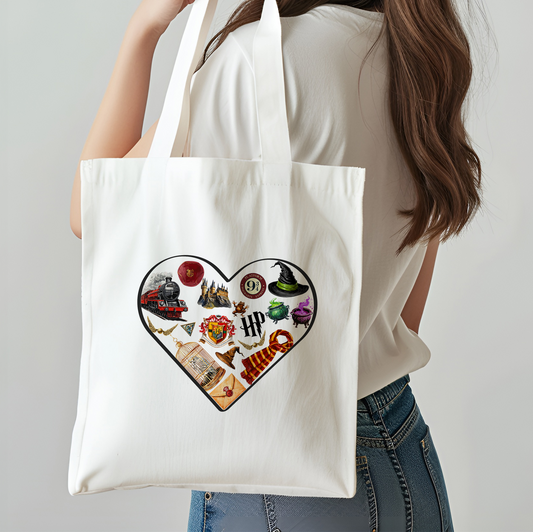 Harry Potter Heart Tote Bag
