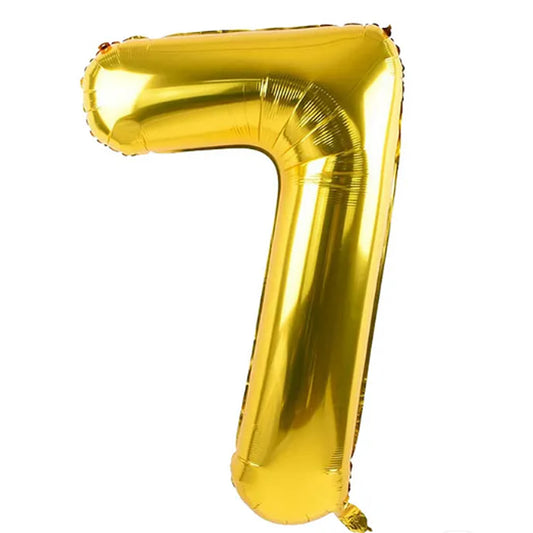 7 Foil Digits Balloons (16 Inches)