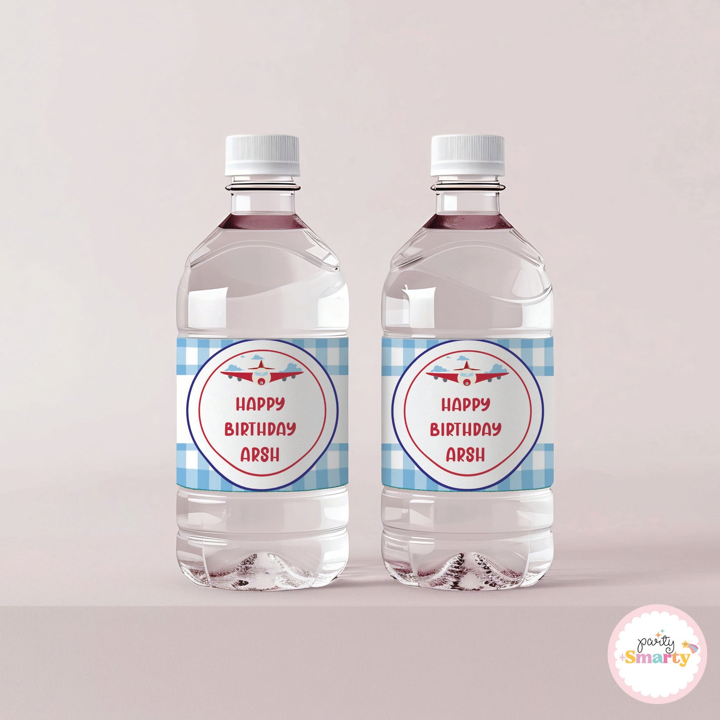 Aeroplane Bottle Labels - Set of 10