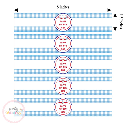 Aeroplane Wrist Bands - Set of 10