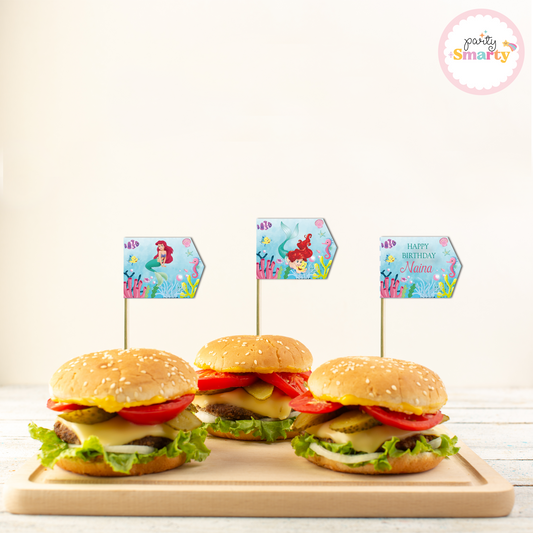 Ariel Mermaid Flag Picks - Set of 10