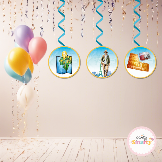 Around The World Boy Danglers - Set of 6