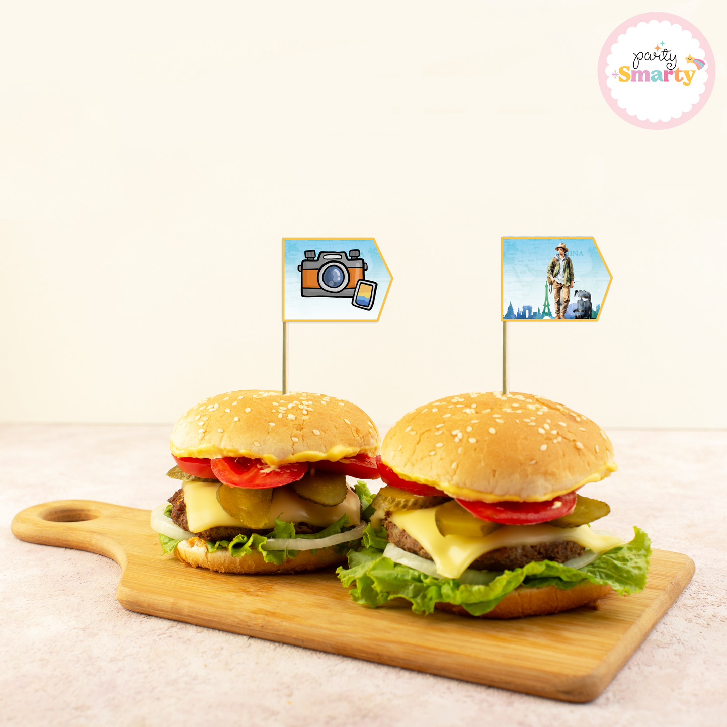 Around The World Boy Flag Picks - Set of 10