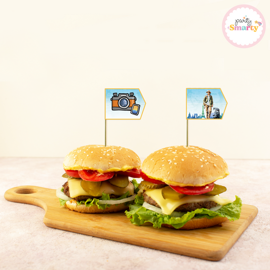 Around The World Boy Flag Picks - Set of 10