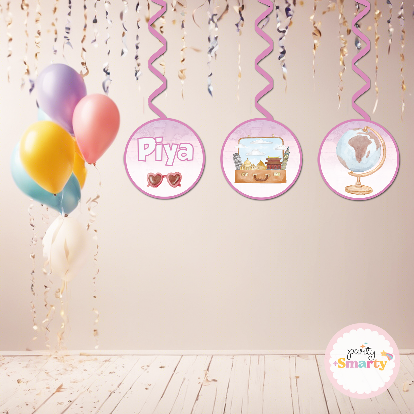 Around The World Girl Danglers - Set of 6