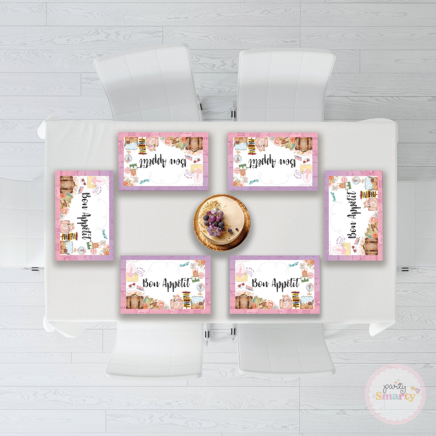 Around The World Girl Table Mats - Set of 6