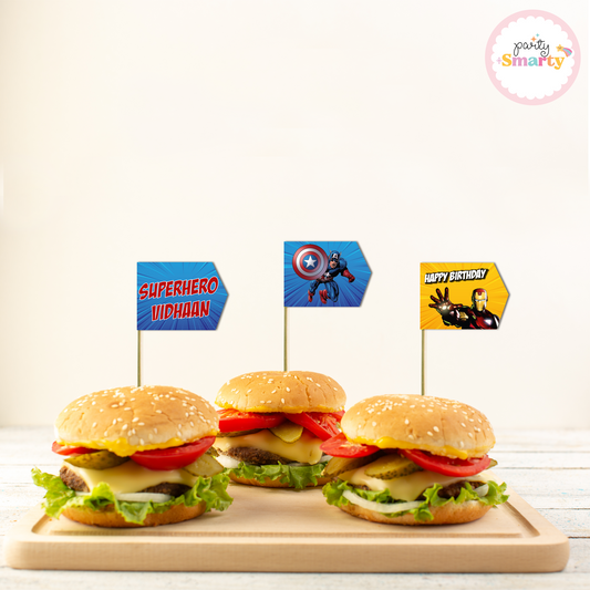 Avengers Flag Picks - Set of 10