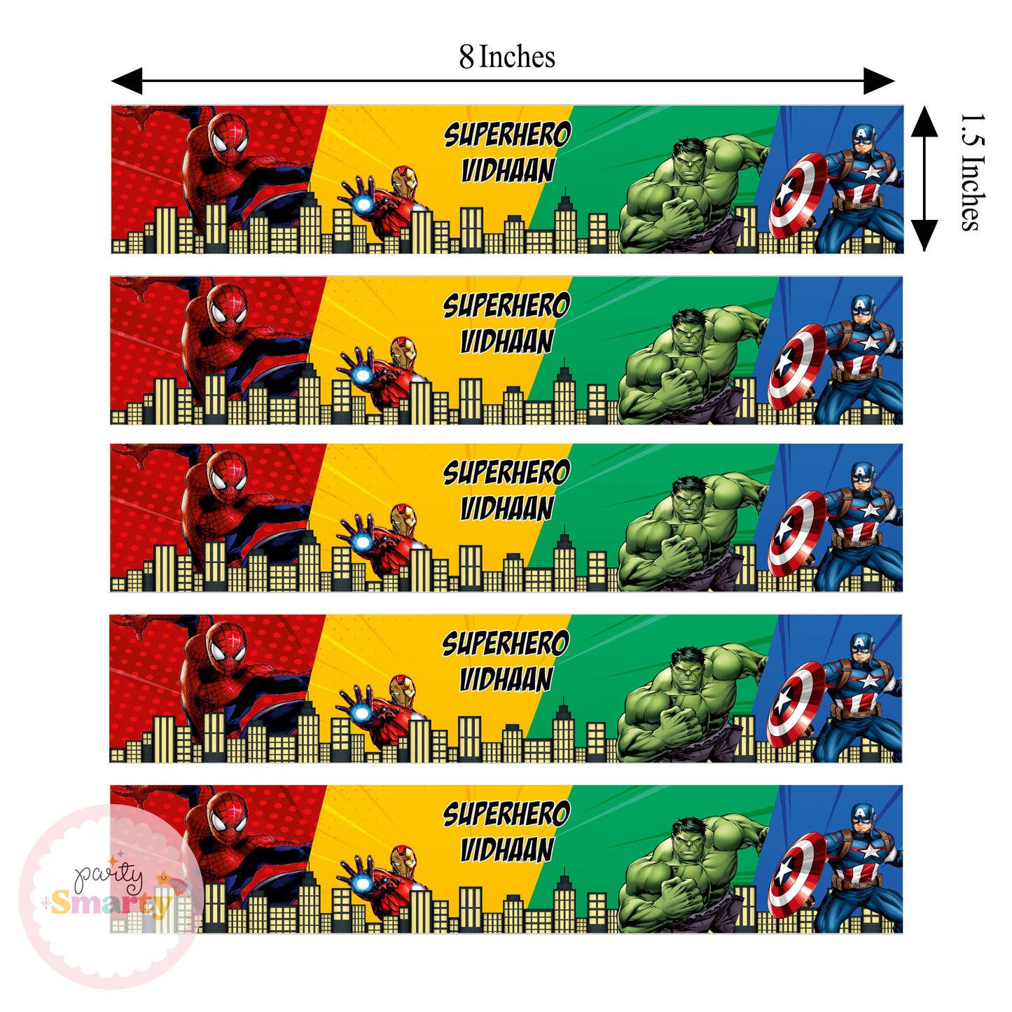 Avengers Wrist Bands - Set of 10