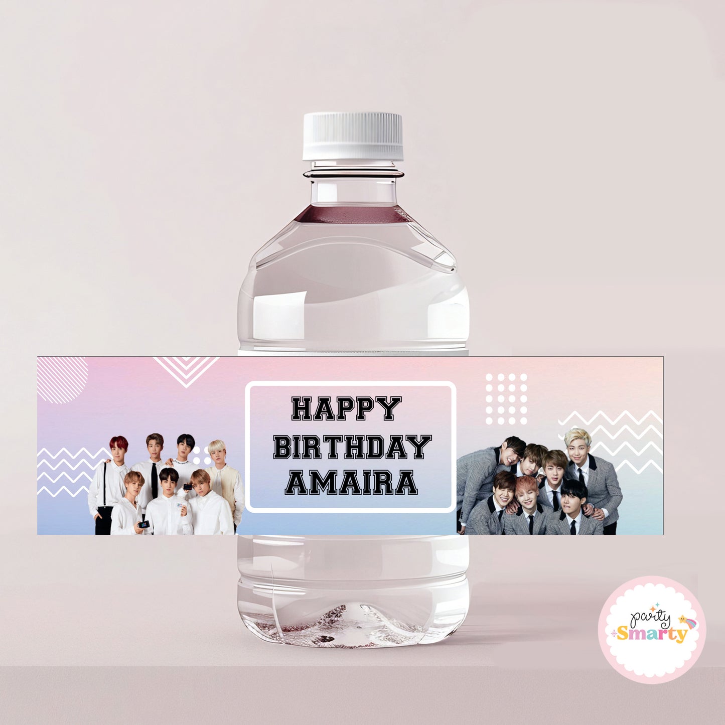 BTS Bottle Labels - Set of 10