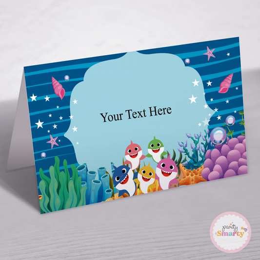 Baby Shark Food Tags - Set of 12