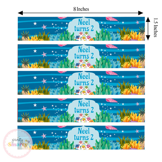 Baby Shark Wrist Bands - Set of 10