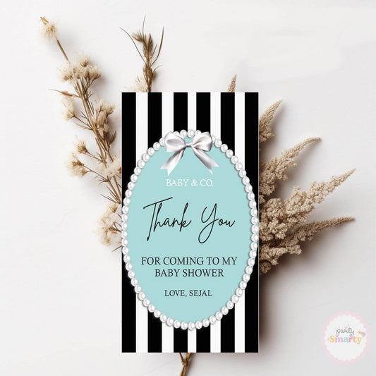 Baby & Co. Baby Shower Thank You Tags - Set of 22