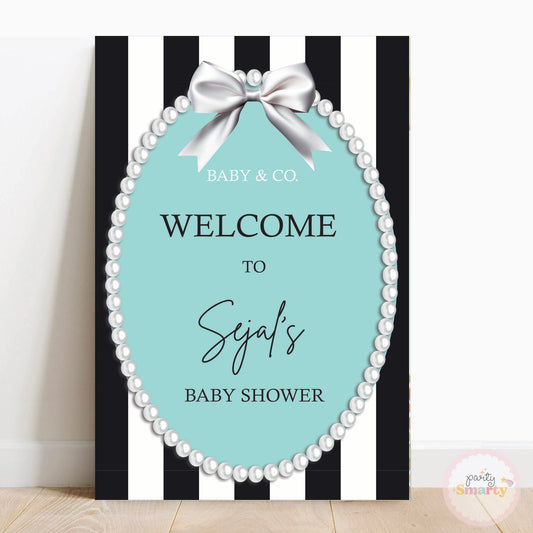 Baby & Co. Baby Shower Welcome Board