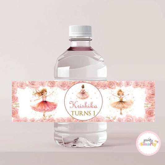 Ballerina Bottle Labels - Set of 10