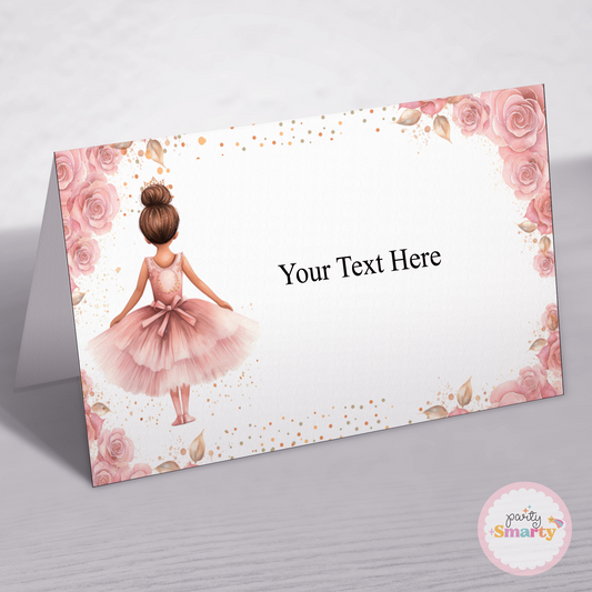 Ballerina Food Tags - Set of 12