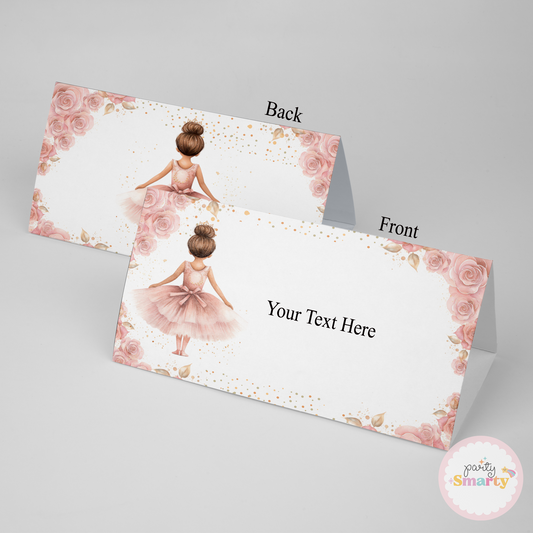 Ballerina Food Tags - Set of 12