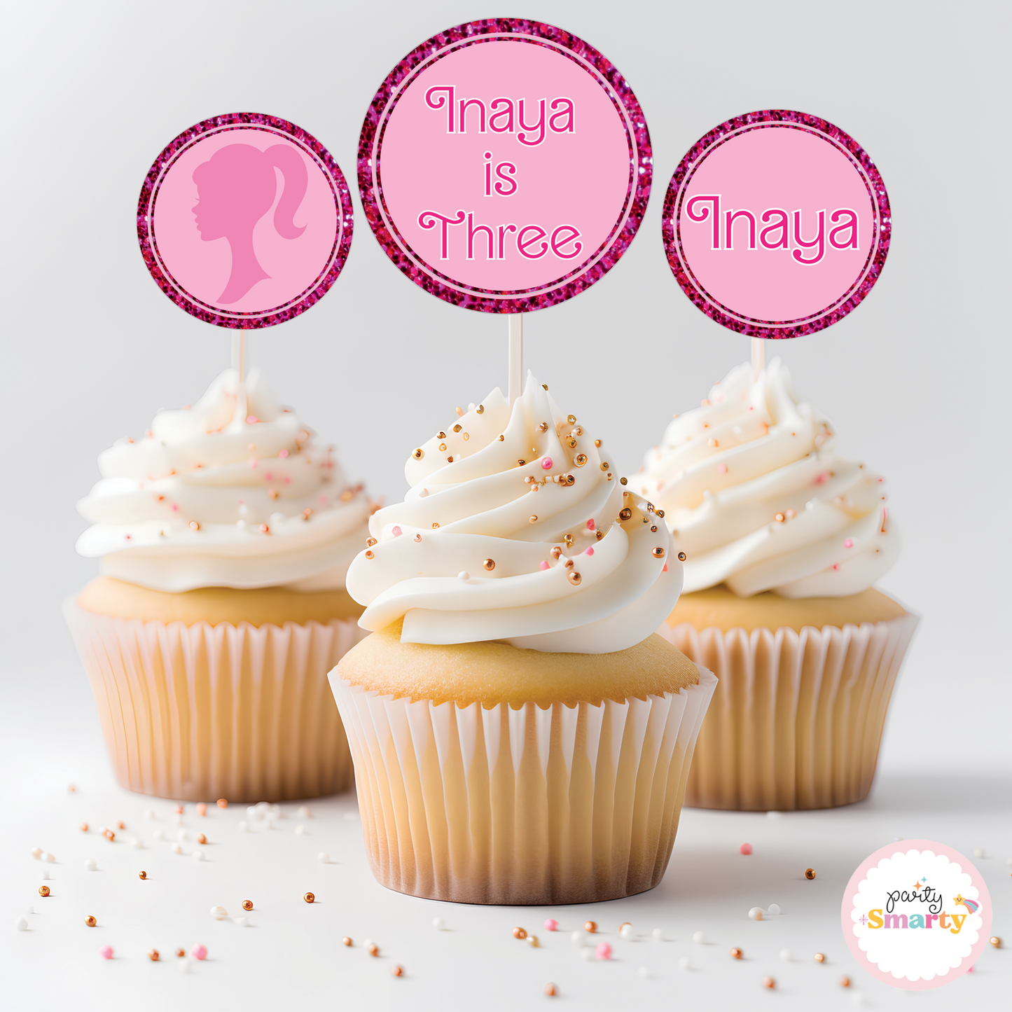 Barbie Cupcake Toppers (Set Of 12)