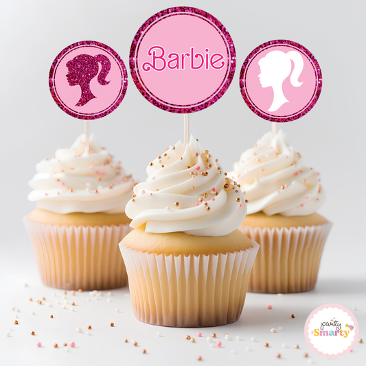 Barbie Cupcake Toppers (Set Of 12)