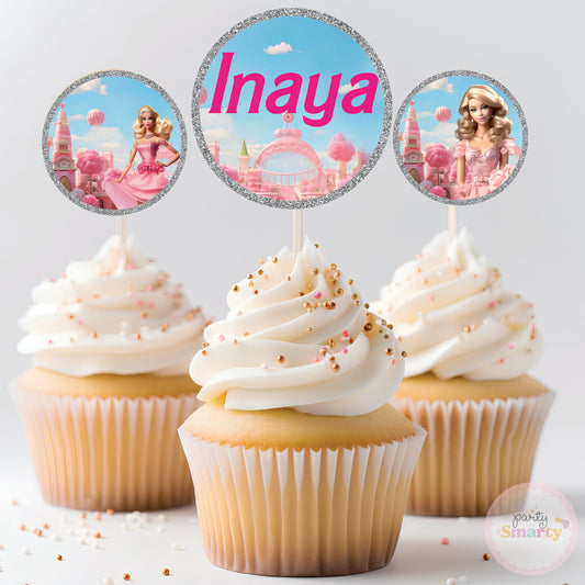 Barbie World Cupcake Toppers (Set Of 12)