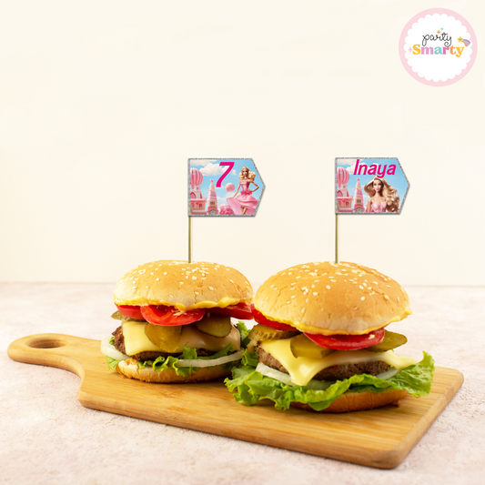 Barbie World Flag Picks - Set of 10