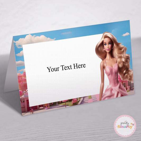 Barbie World Food Tags - Set of 12