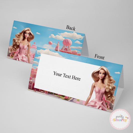 Barbie World Food Tags - Set of 12