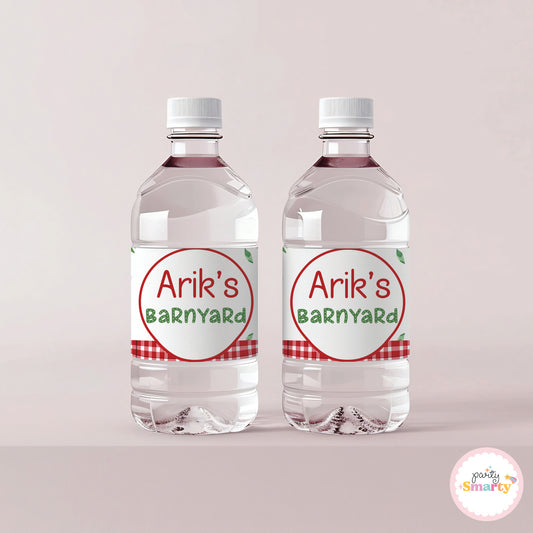 Barnyard Bottle Labels - Set of 10