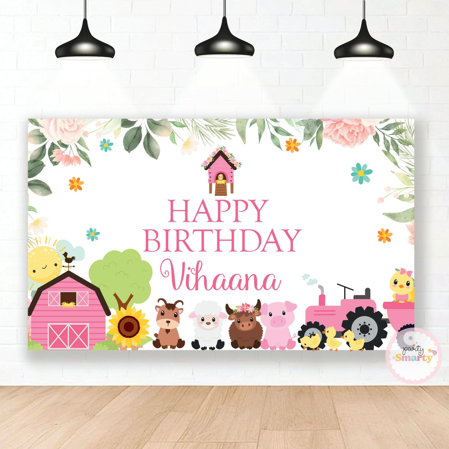 Barnyard Pink Backdrop