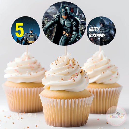 Batman Cupcake Toppers (Set Of 12)