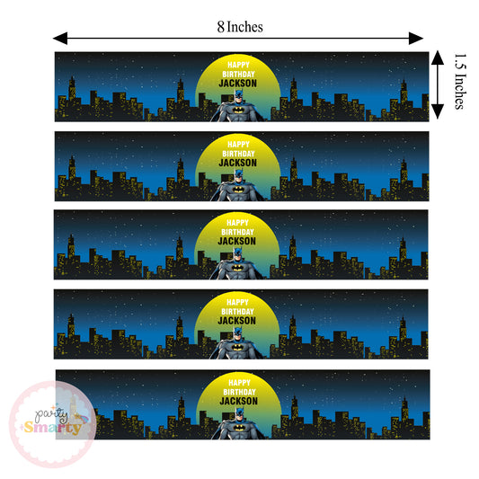 Batman Wrist Bands - Set of 10