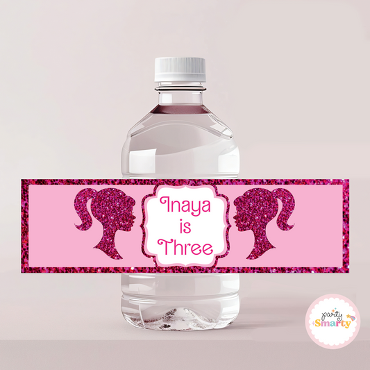 Barbie Bottle Labels - Set of 10