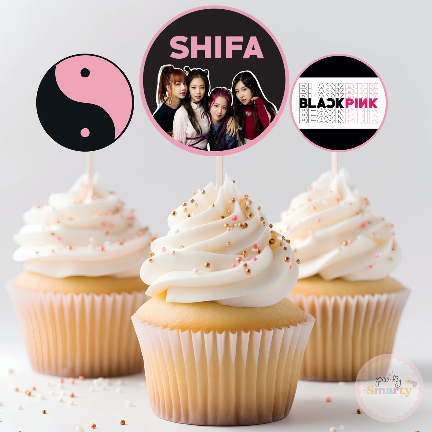 BlackPink Cupcake Toppers (Set Of 12)