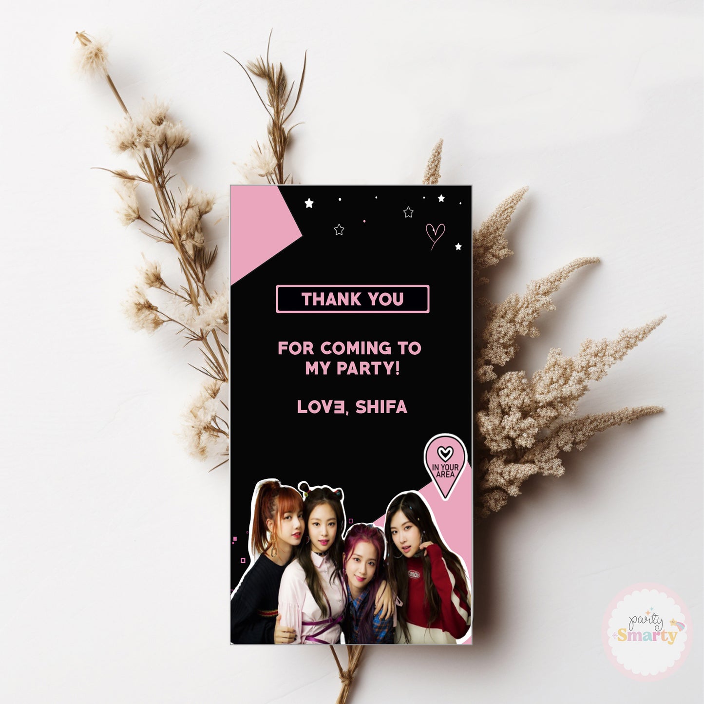 BlackPink Thank You Tags - Set of 22