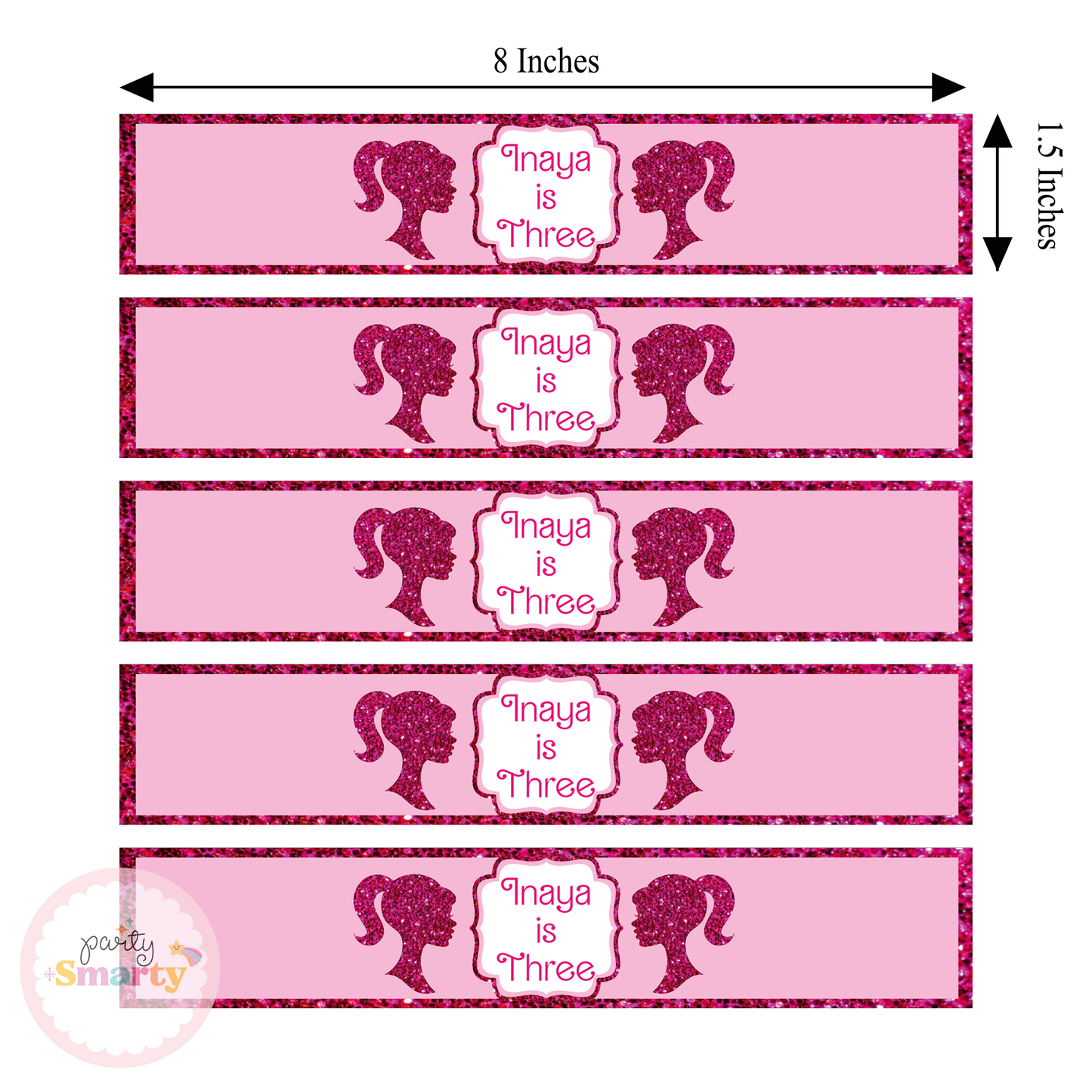 Barbie Wrist Bands - Set of 10