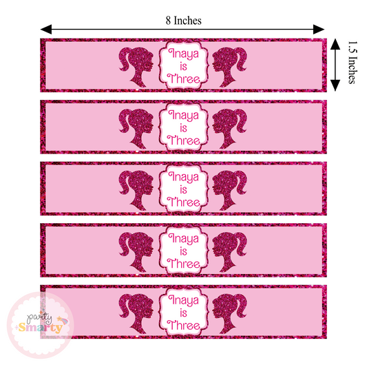 Barbie Wrist Bands - Set of 10