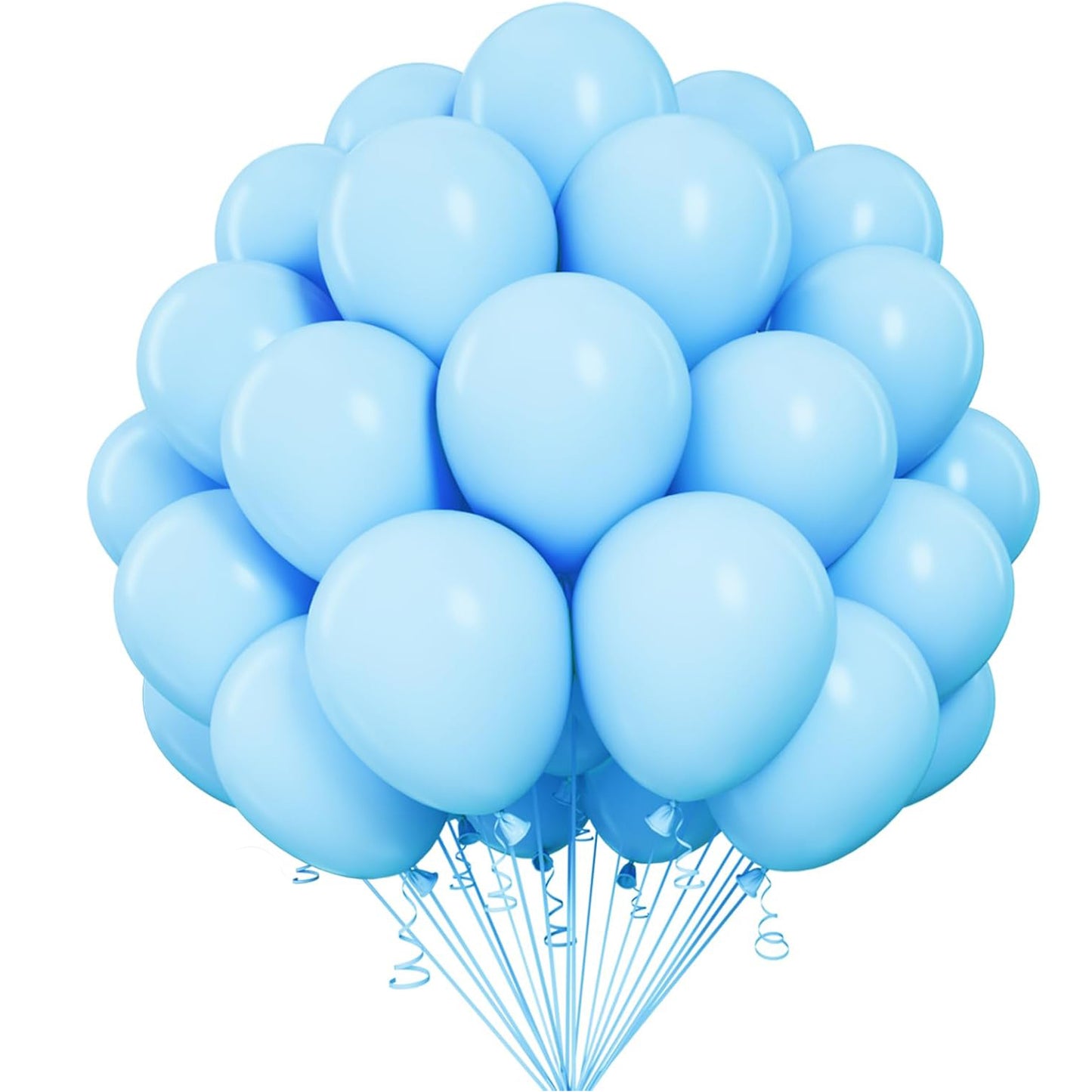 Pastel Blue Balloons