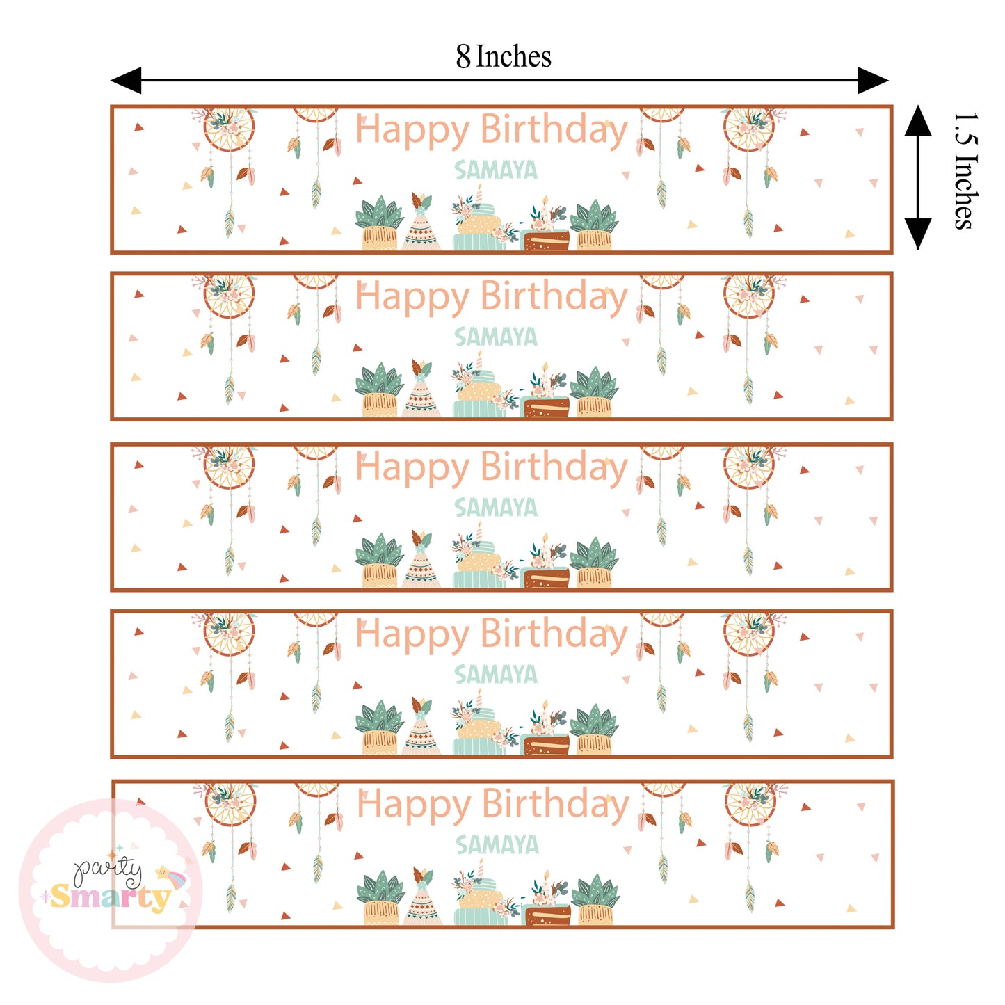 Boho Wrist Bands - Set of 10