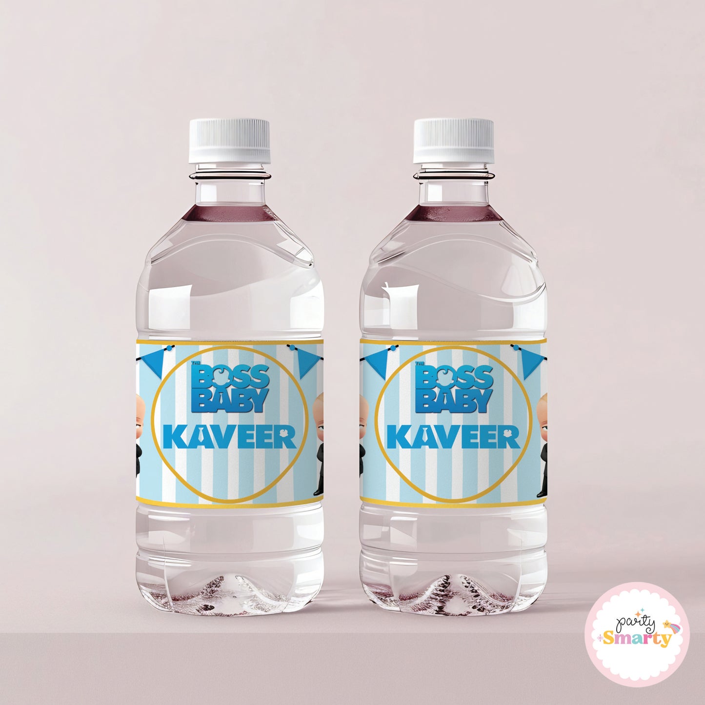 Boss Baby Bottle Labels - Set of 10