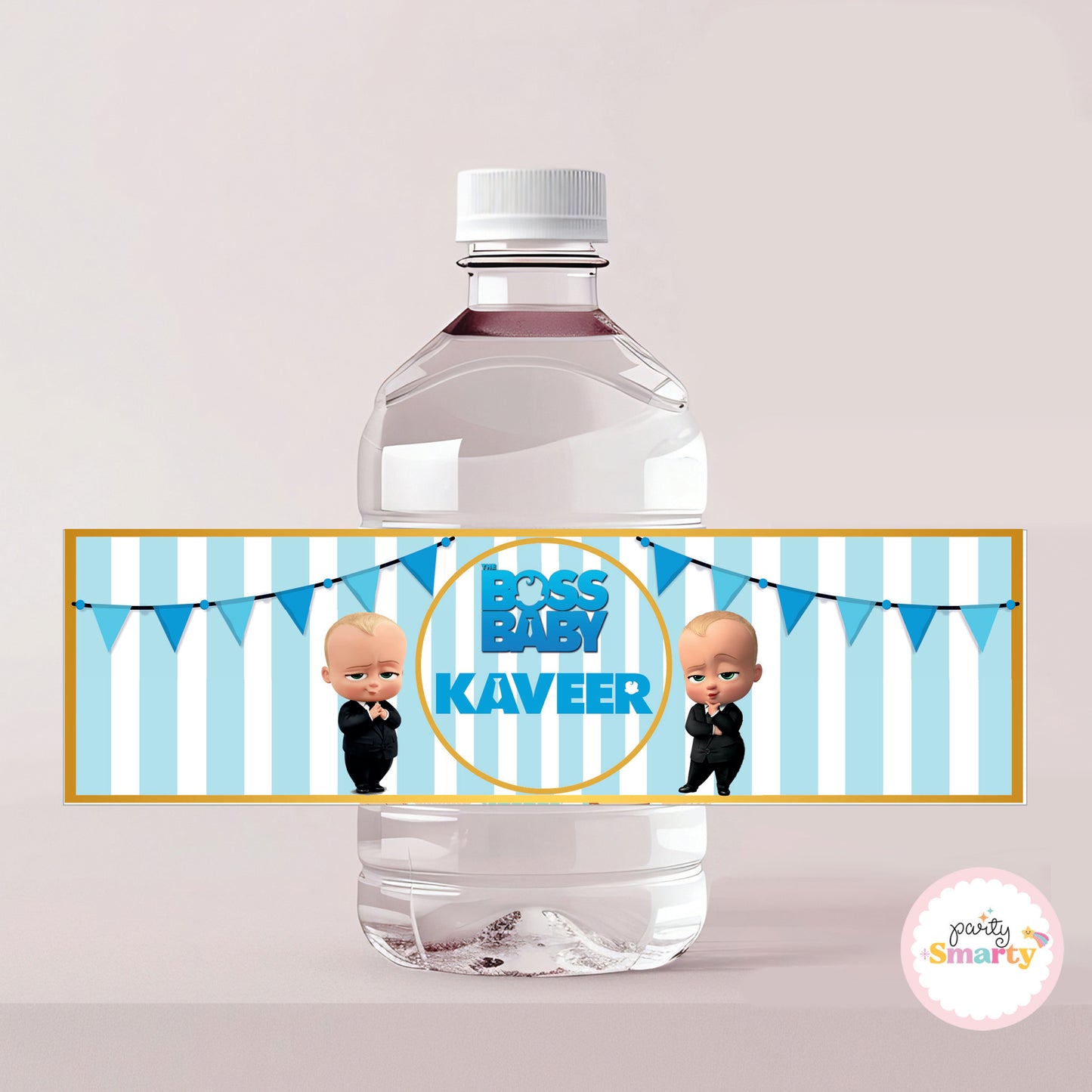 Boss Baby Bottle Labels - Set of 10