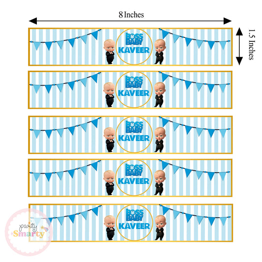 Boss Baby Wrist Bands - Set of 10