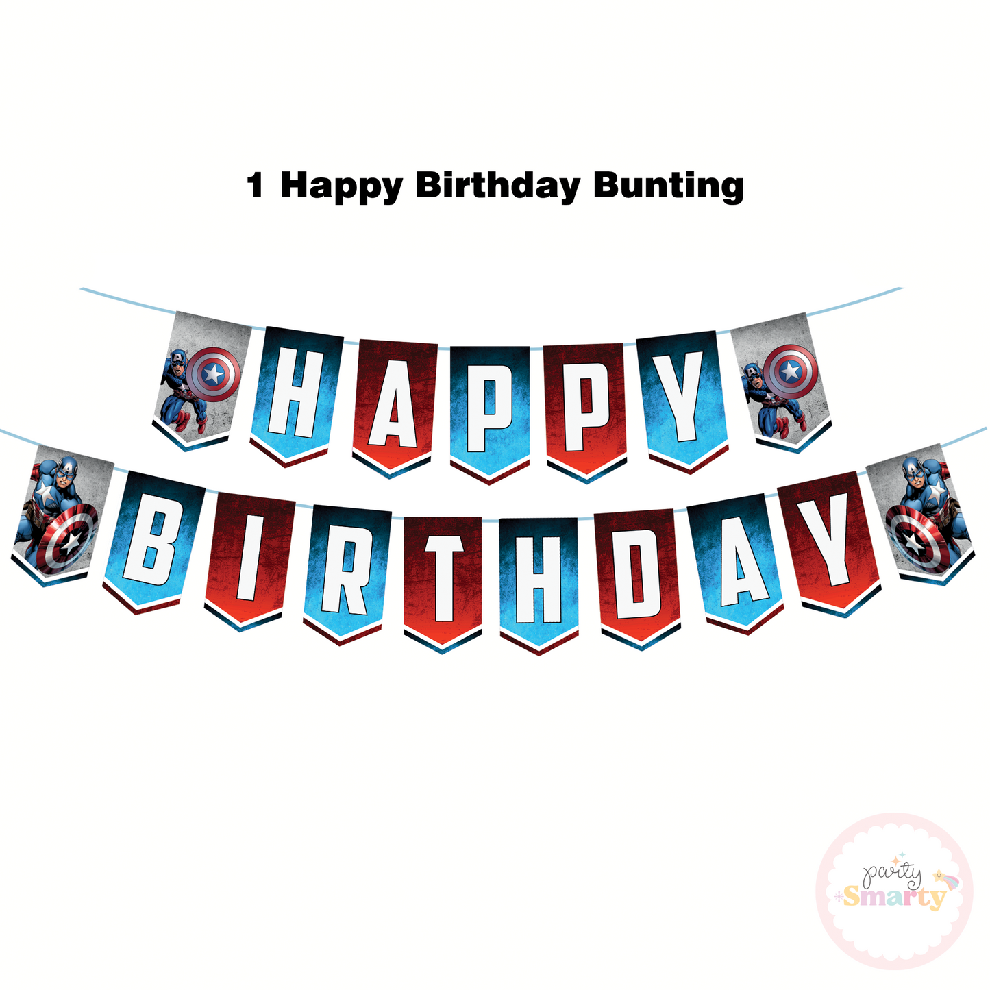 Captain America Smarty Saver 90 Piece Combo