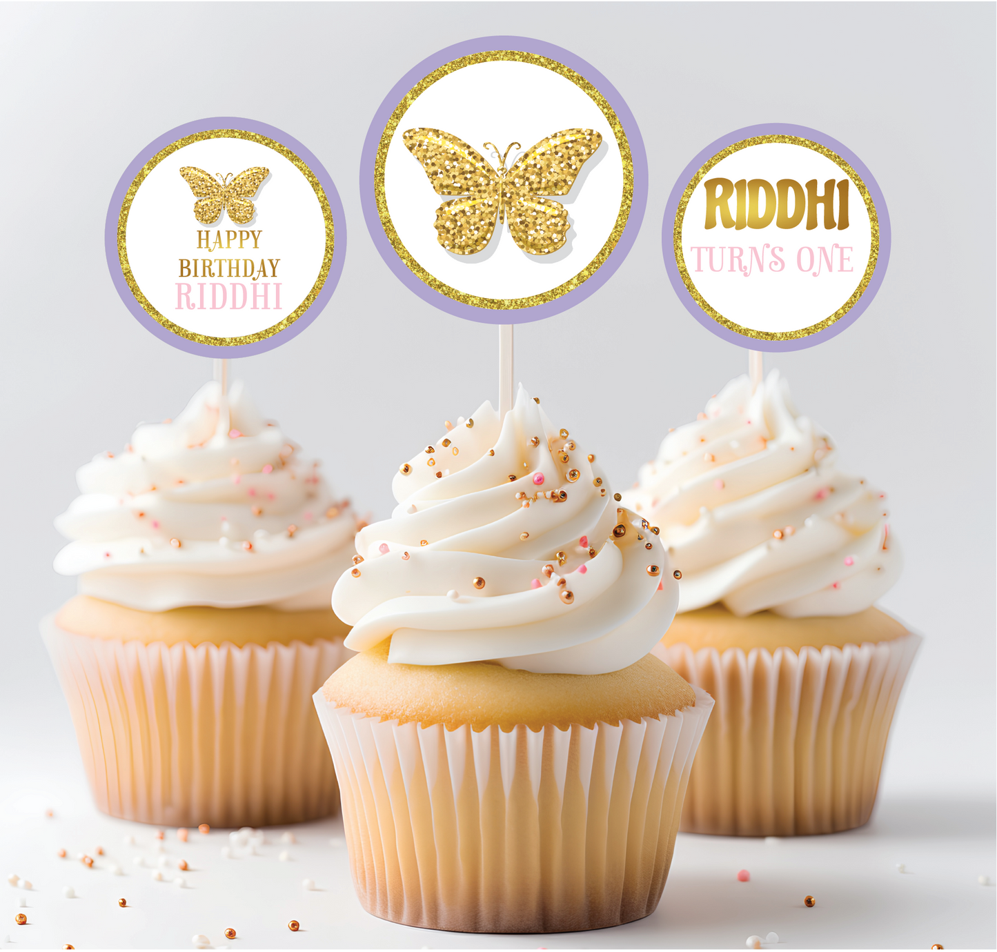Butterfly Cupcake Toppers (Set Of 12)