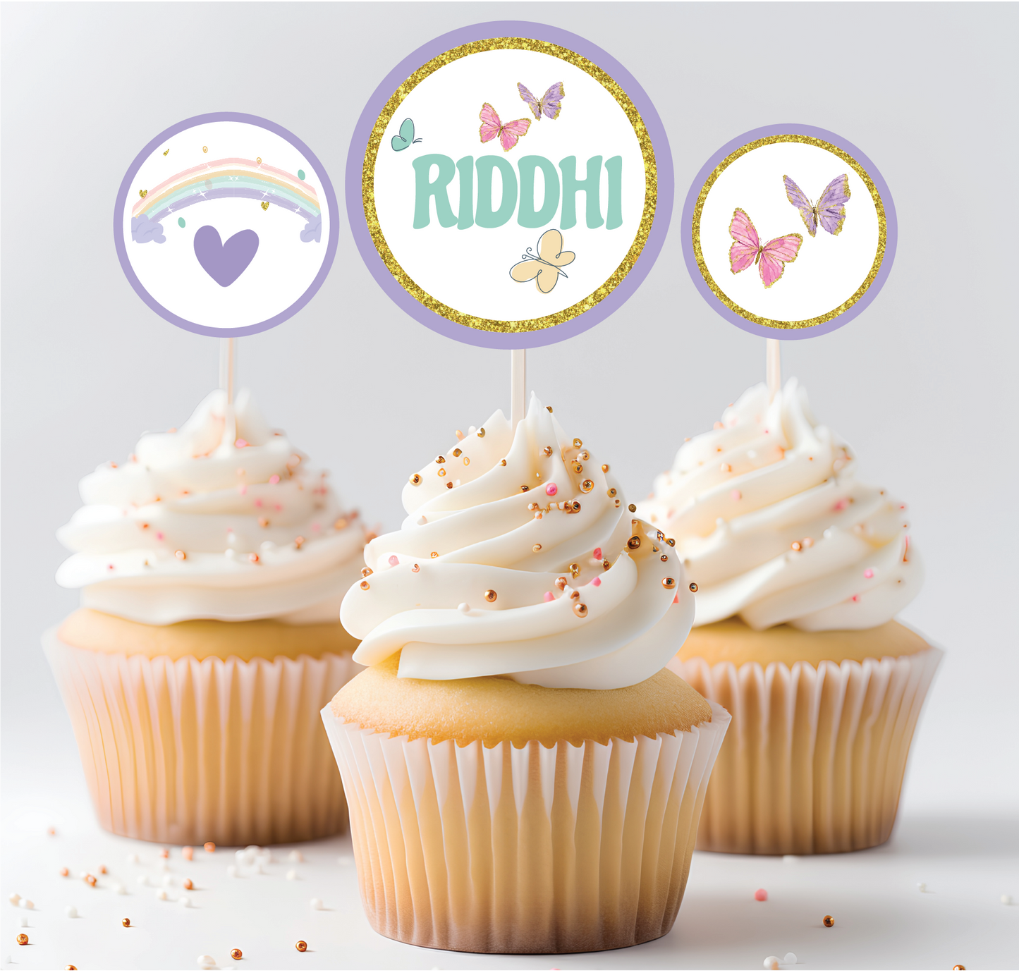 Butterfly Cupcake Toppers (Set Of 12)