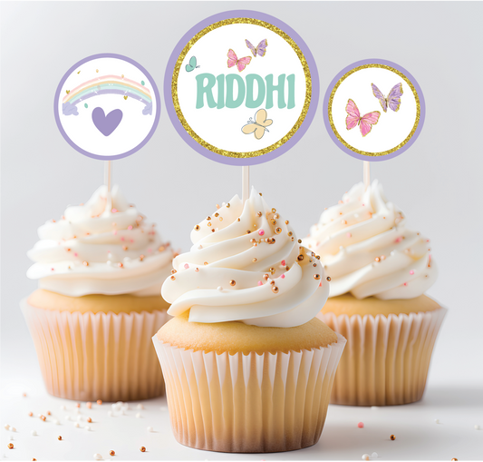 Butterfly Cupcake Toppers (Set Of 12)