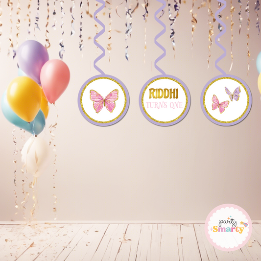 Butterfly Danglers - Set of 6