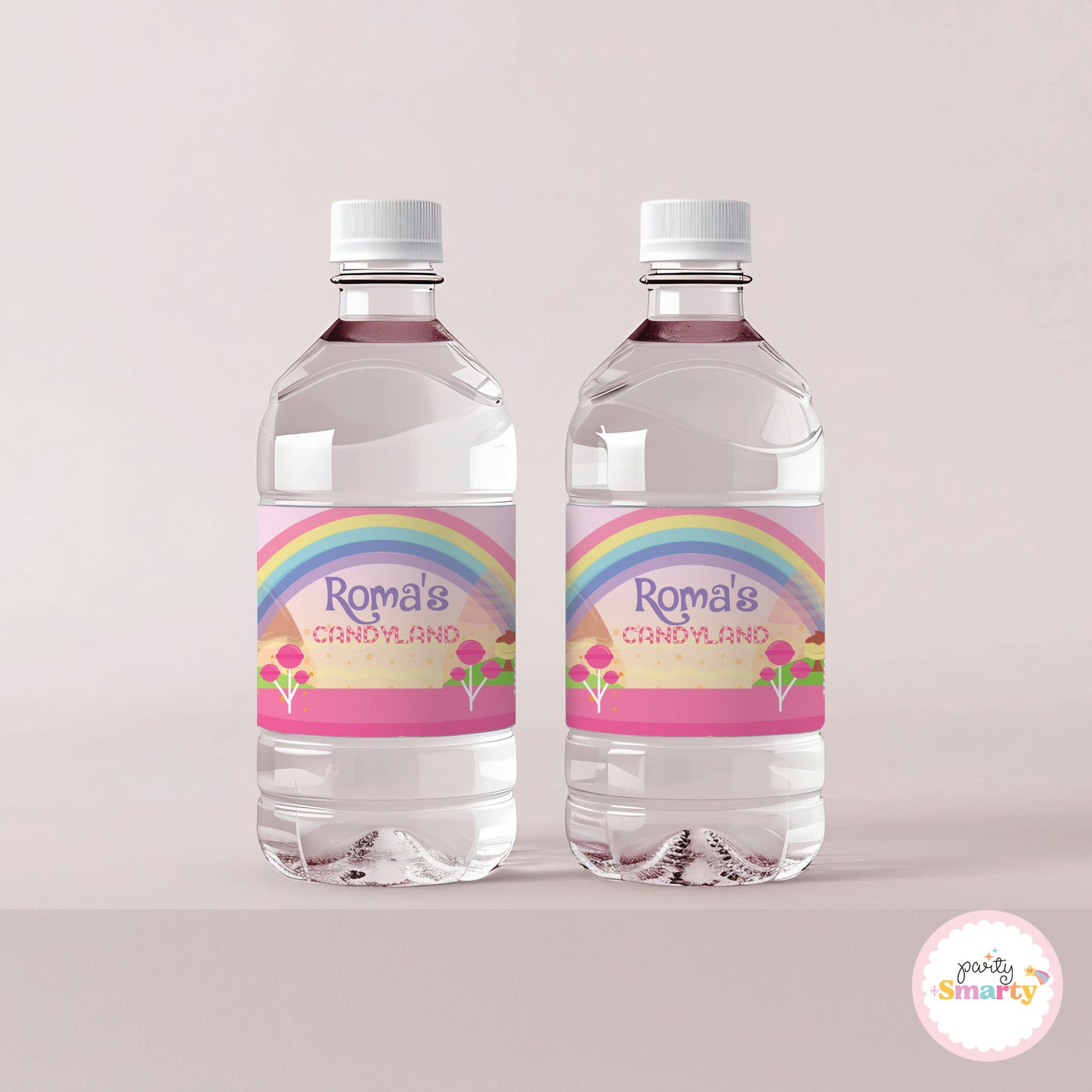 Candyland Bottle Labels - Set of 10