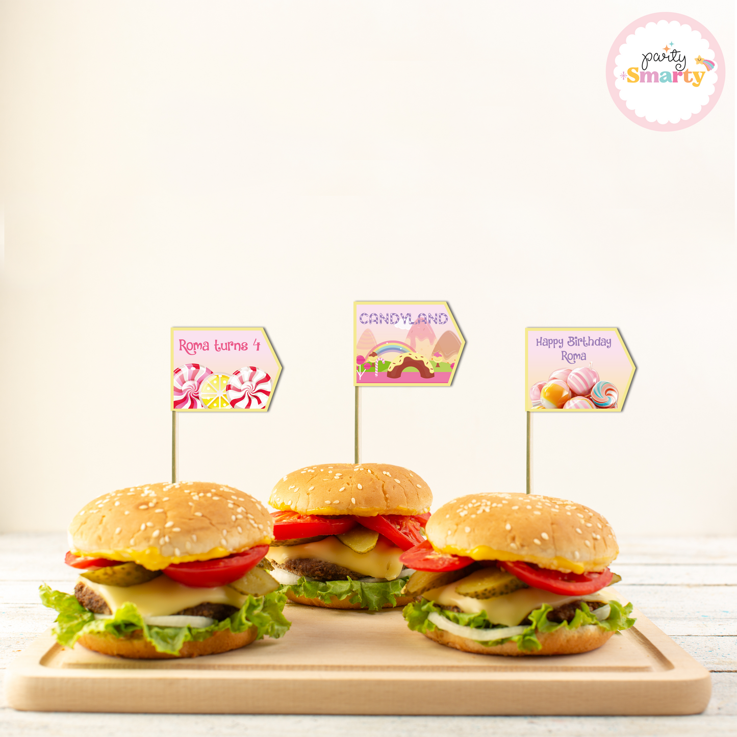 Candyland Flag Picks - Set of 10