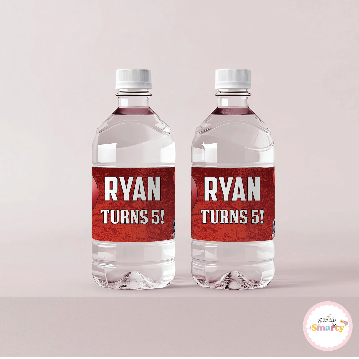 Captain America Bottle Labels - Set of 10